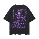 Kakashi Anbu Naruto Oversize Deep Drop Shoulder Tee