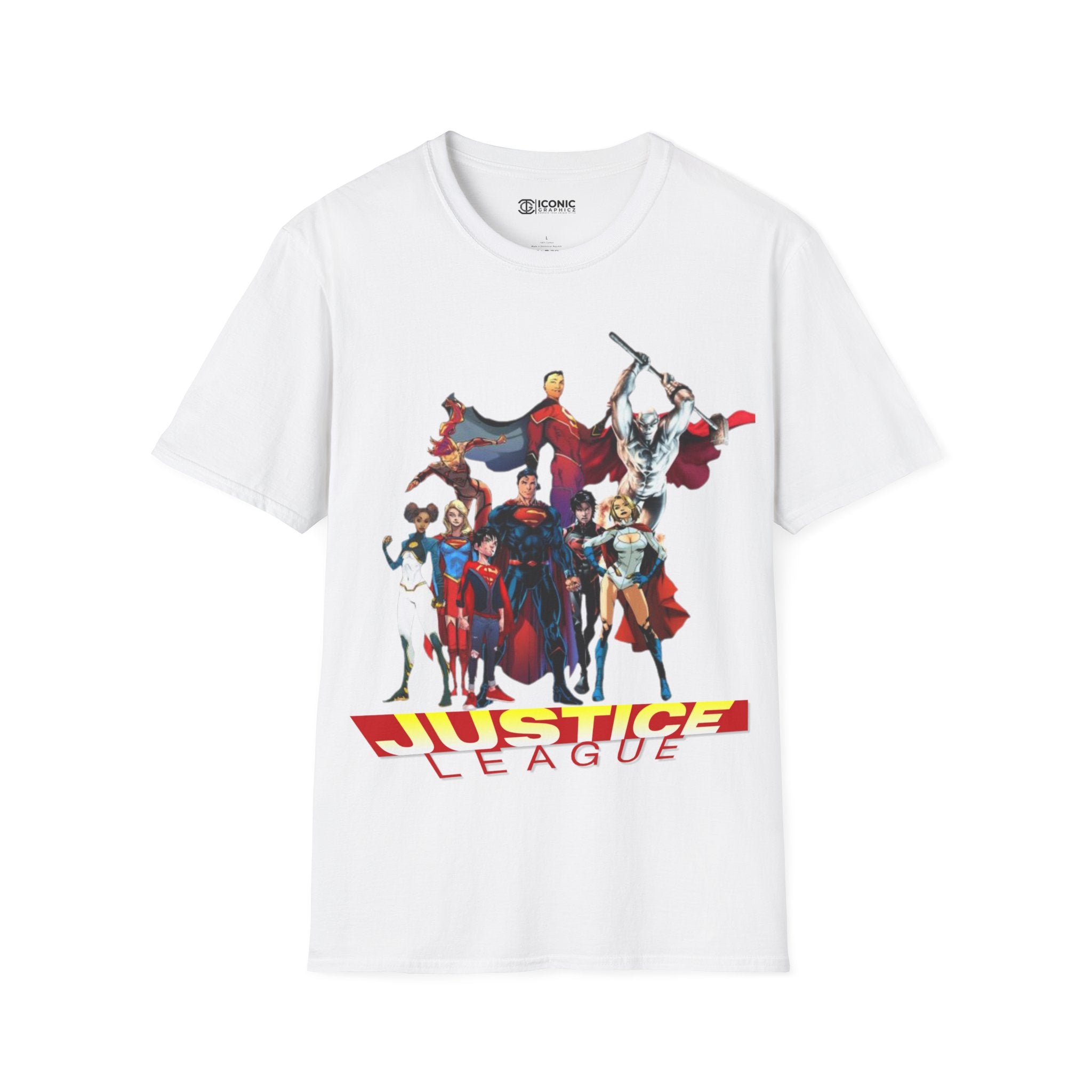 Justice League Unisex Softstyle T-Shirt - IGZ Clothing 