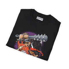 Luffy and Kaido Unisex Softstyle T-Shirt - IGZ Clothing 