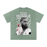Nipsey Hustle Acid Wash Oversize T-Shirt