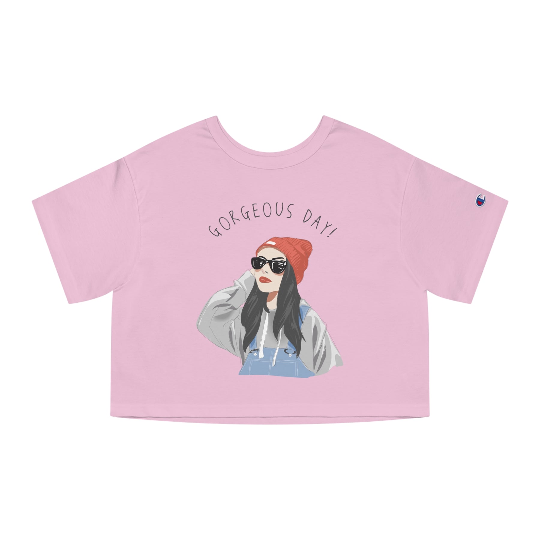 Gorgeous day Champion Women's Heritage Cropped T-Shirt - 