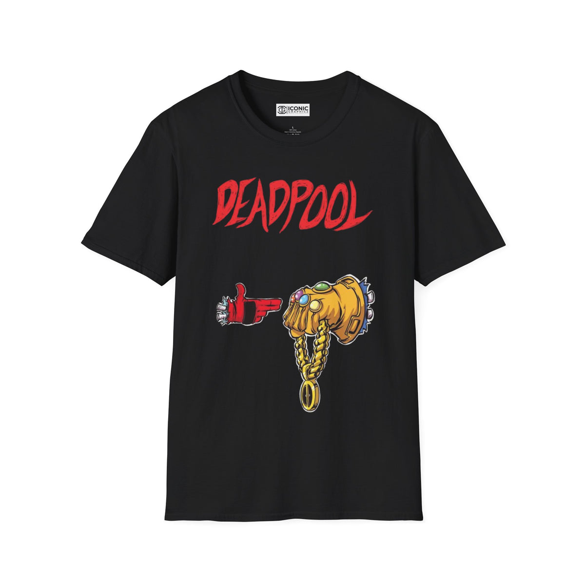 Deadpool and Thanos Unisex Softstyle T-Shirt