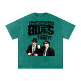Blues Brothers Acid Wash Oversize T-Shirt
