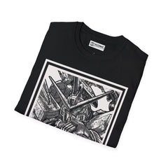 Justice Gundam Unisex Softstyle T-Shirt - IGZ Clothing 