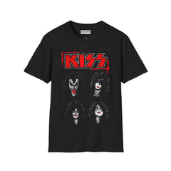 Kiss Unisex Softstyle T-Shirt - IGZ Clothing 