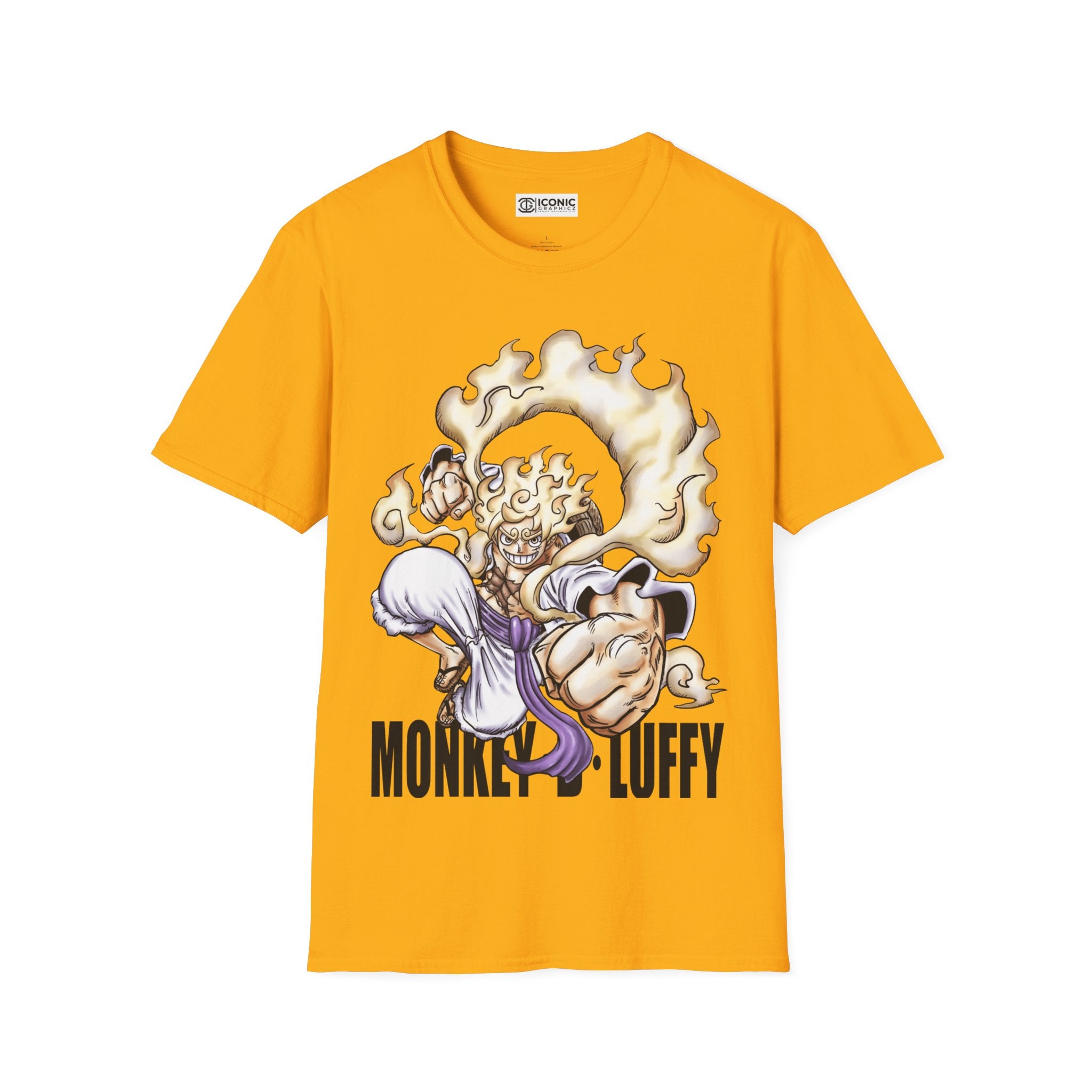 Sun God Luffy Unisex Softstyle T-Shirt - IGZ Clothing 