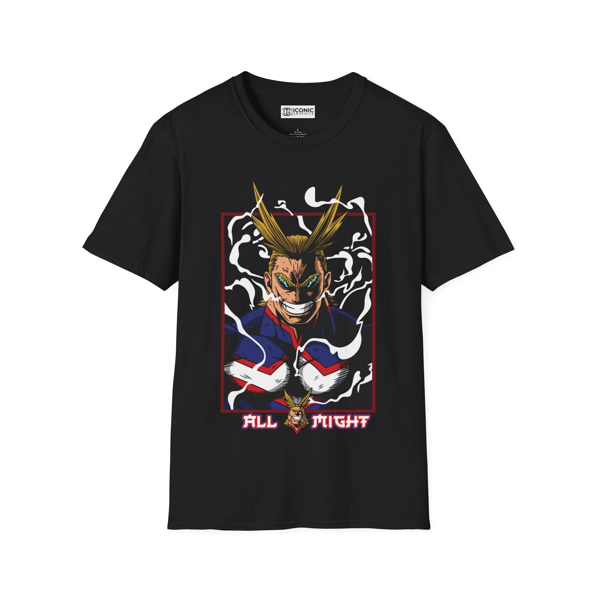 All Might Unisex Softstyle T-Shirt - IGZ Clothing 