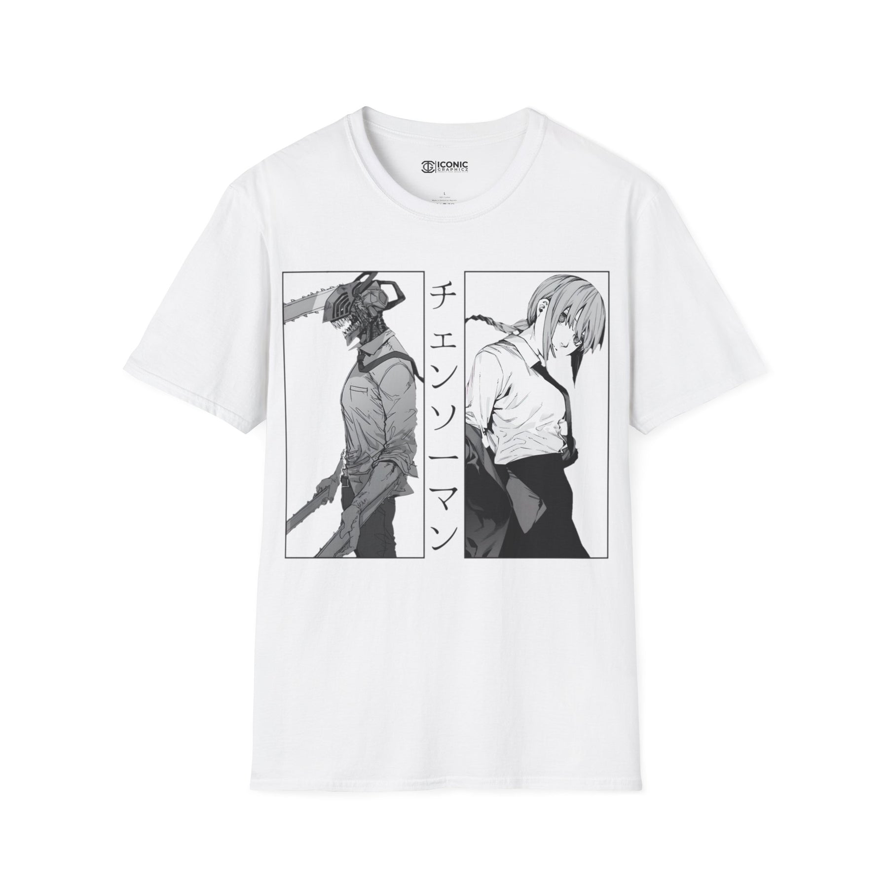 Denji and Makima Chainsaw Man T-Shirt - 