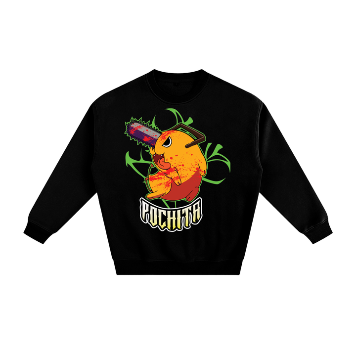 Pochita Chainsaw Man Fleeced Sweatshirt