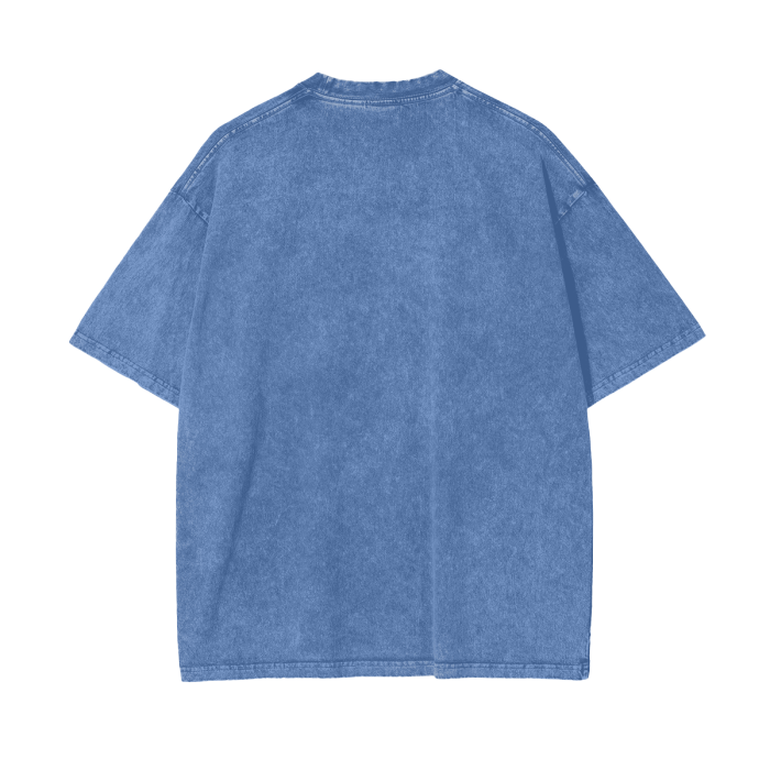 Turbo Granny Dandadan Acid Wash Oversize T-Shirt - 