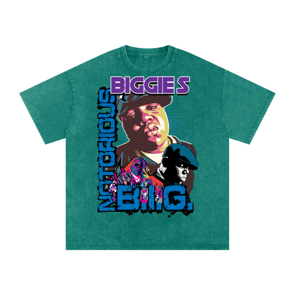 Notorious BIG Acid Wash Oversize T-Shirt