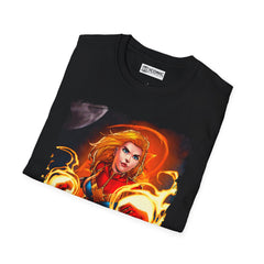 Captain Marvel Unisex Softstyle T-Shirt - IGZ Clothing 