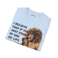 Tina Turner Unisex Softstyle T-Shirt - IGZ Clothing 