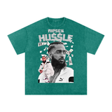 Nipsey Hustle Acid Wash Oversize T-Shirt