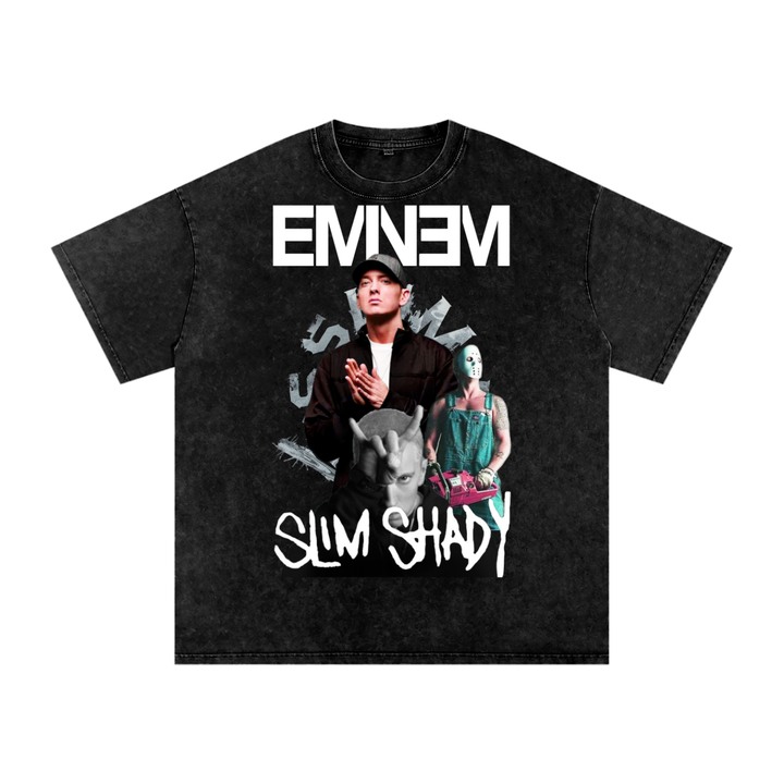 Eminem Acid Wash Oversize T-Shirt