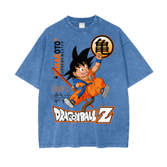 Goku Oversize Snow Washed T-Shirt