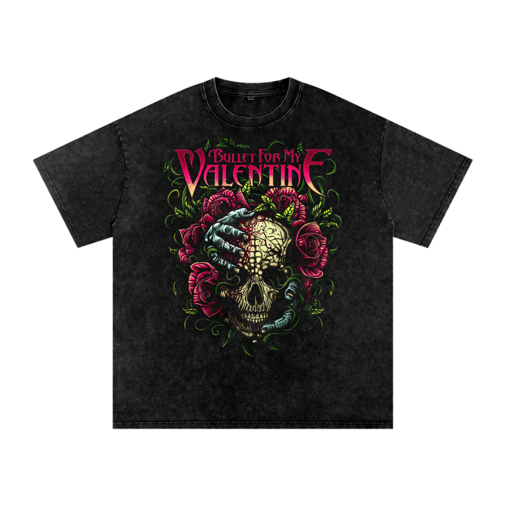 Bullet for my Valentine Acid Wash Oversize T-Shirt