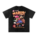 Mario Acid Wash Oversize T-Shirt