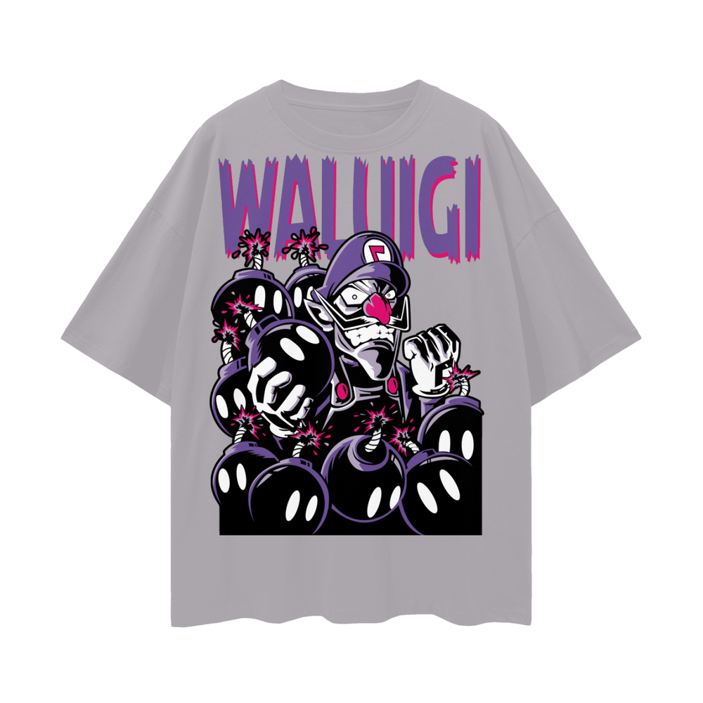 Waluigi Oversize Deep Drop Shoulder Tee