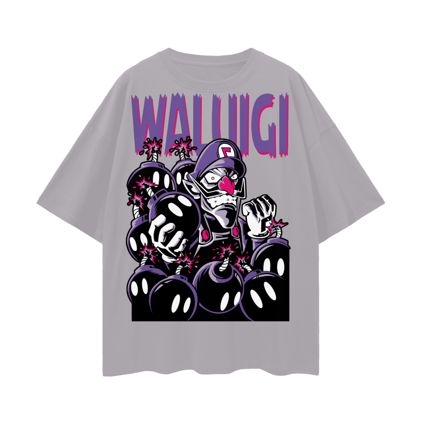 Waluigi Oversize Deep Drop Shoulder Tee