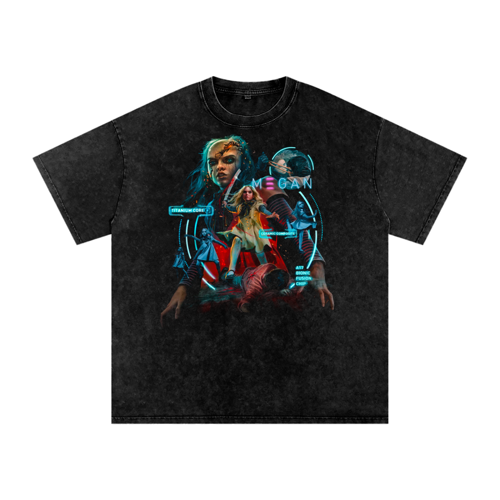 Megan Acid Wash Oversize T-Shirt