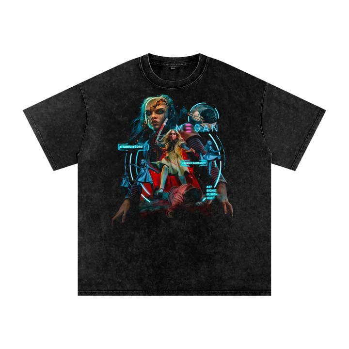 Megan Acid Wash Oversize T-Shirt
