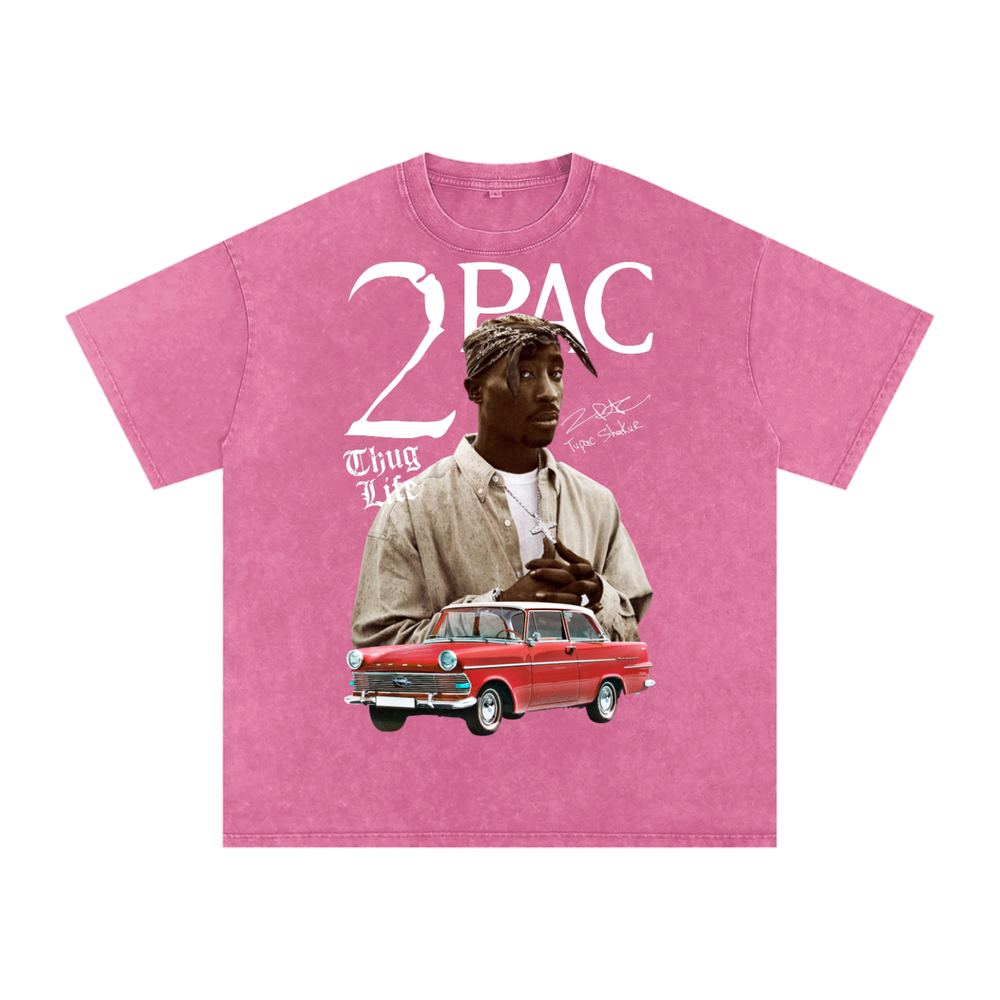 Tupac Shakur Acid Wash Oversize T-Shirt