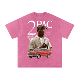 Tupac Shakur Acid Wash Oversize T-Shirt