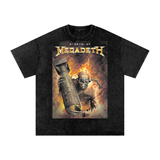 Megadeth Acid Wash Oversize T-Shirt