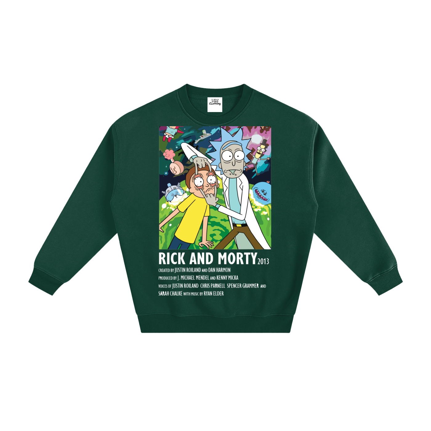 Rick and Morty Fleeced Sweatshirt