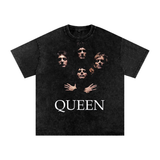 Queen Acid Wash Oversize T-Shirt