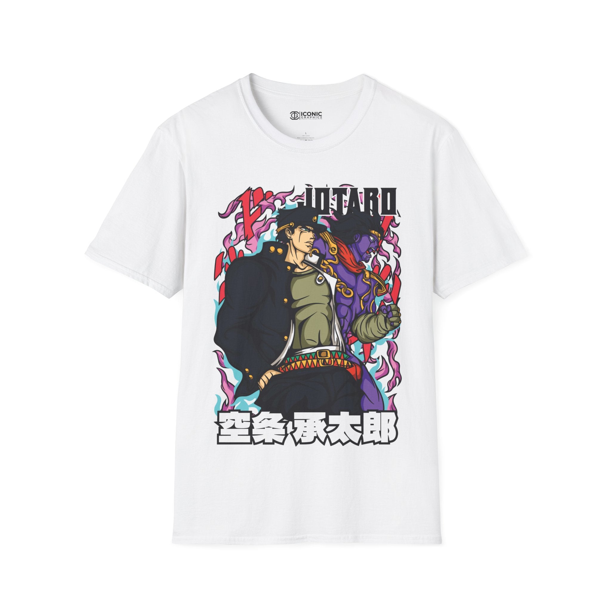 Jotaro Unisex Softstyle T-Shirt - IGZ Clothing 