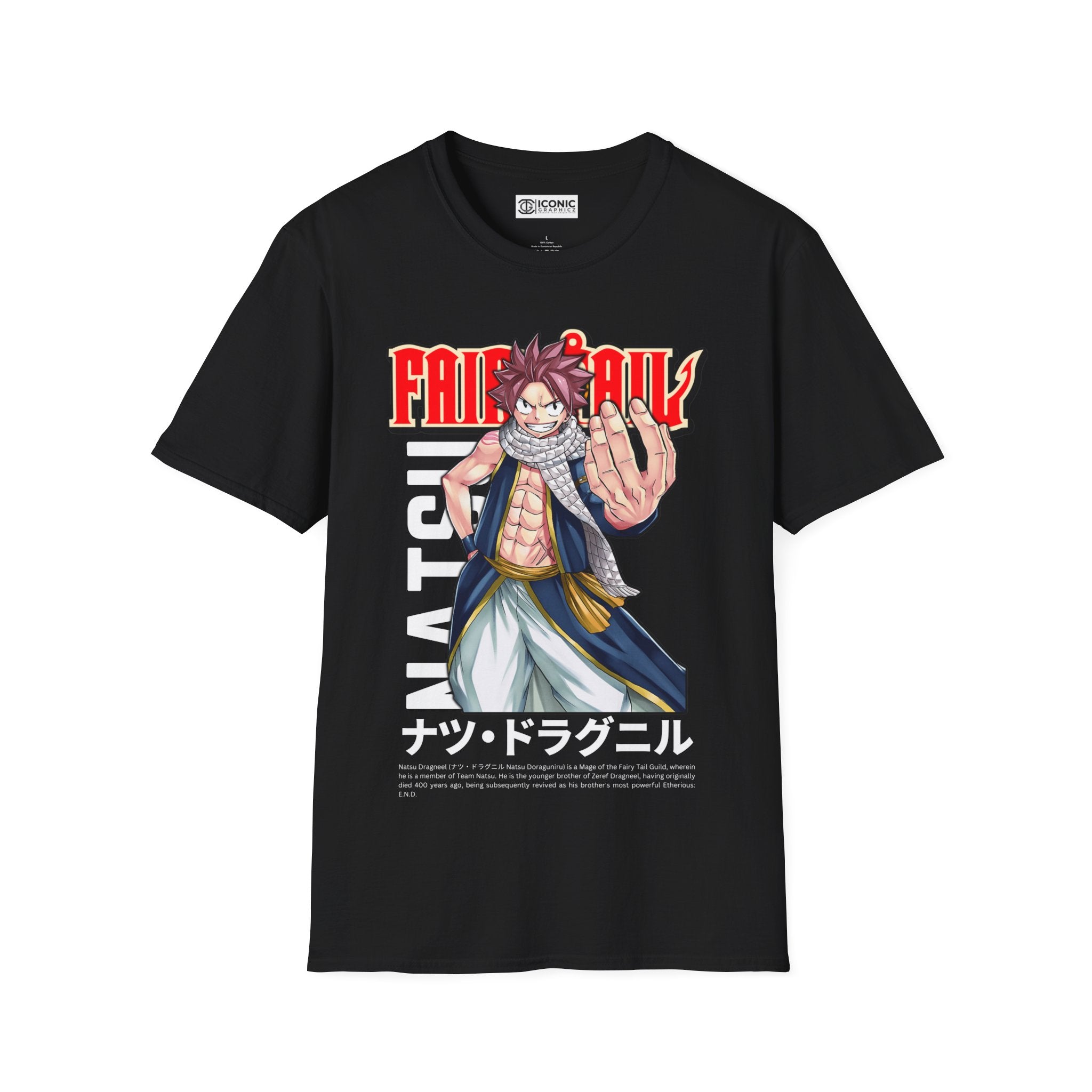 Natsu Unisex Softstyle T-Shirt - IGZ Clothing 