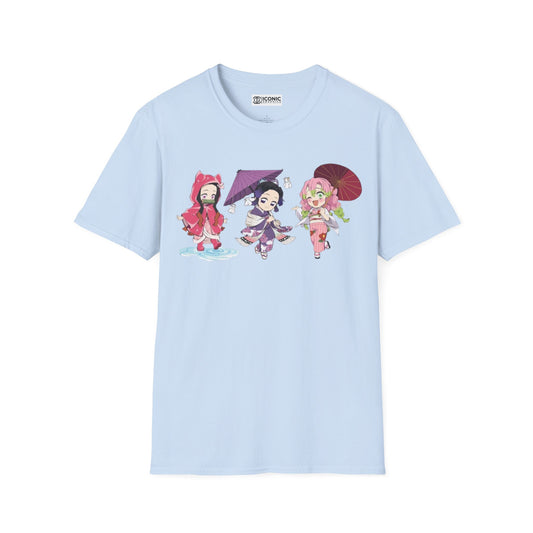 Nezuko and Shinobu Unisex Softstyle T-Shirt - IGZ Clothing 