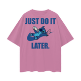 Stitch Oversize Deep Drop Shoulder Tee