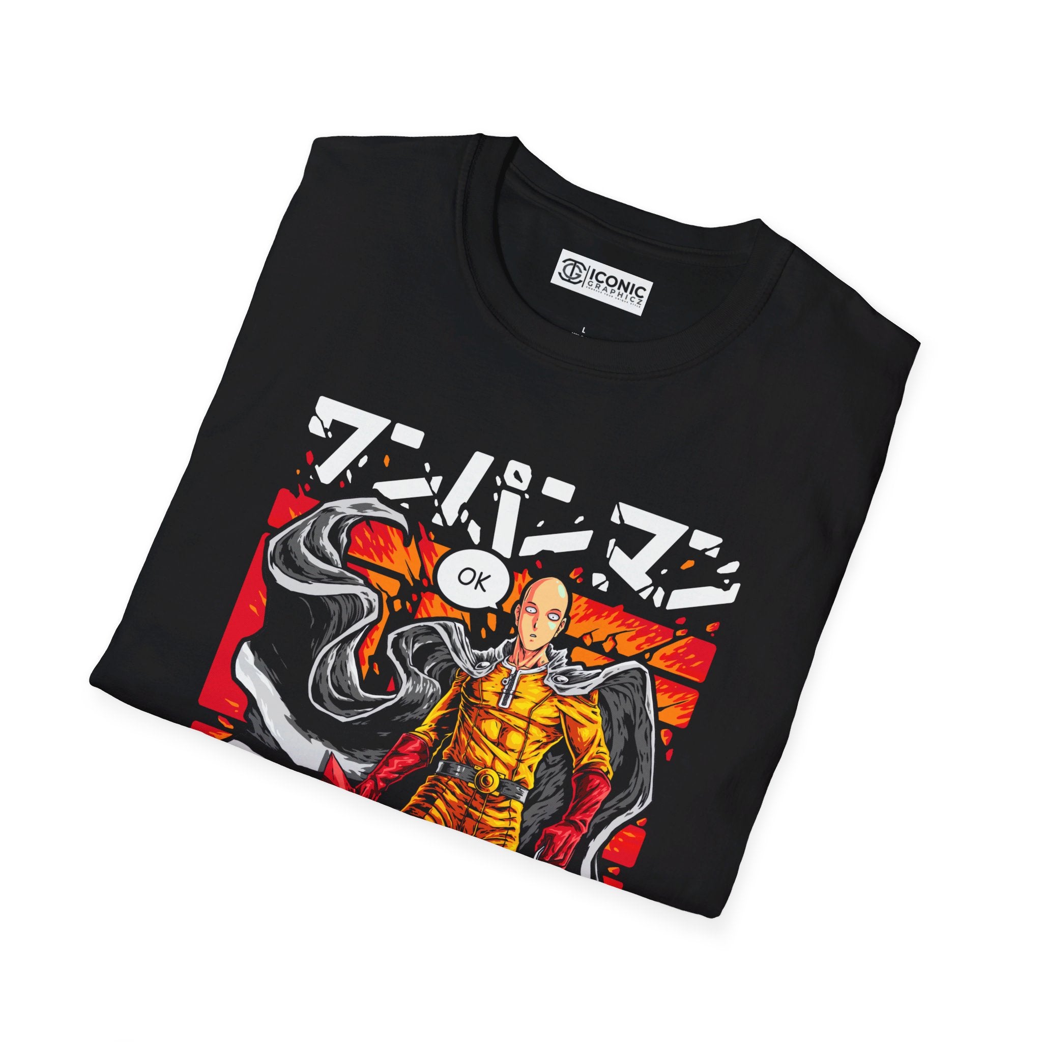 Saitama Unisex Softstyle T-Shirt - IGZ Clothing 