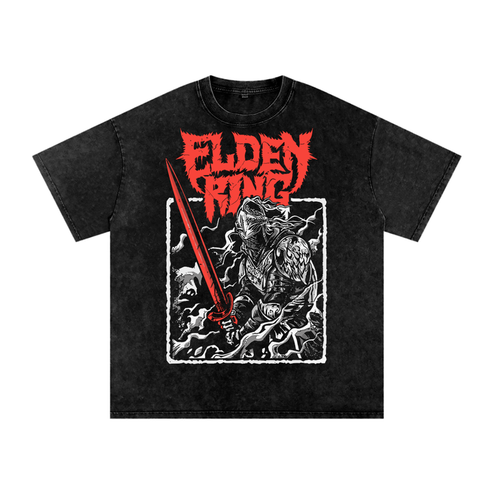 Elden Ring Acid Wash Oversize T-Shirt