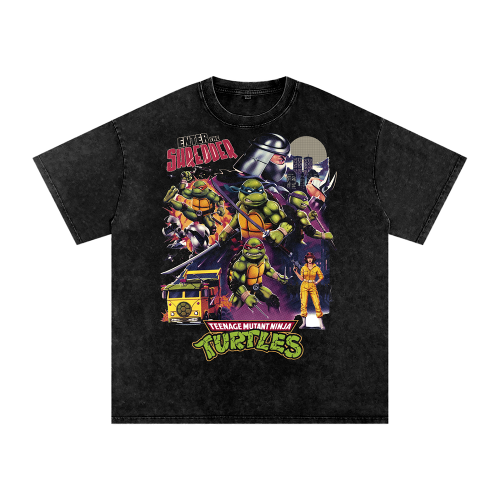 TMNT Acid Wash Oversize T-Shirt