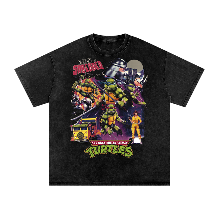 TMNT Acid Wash Oversize T-Shirt