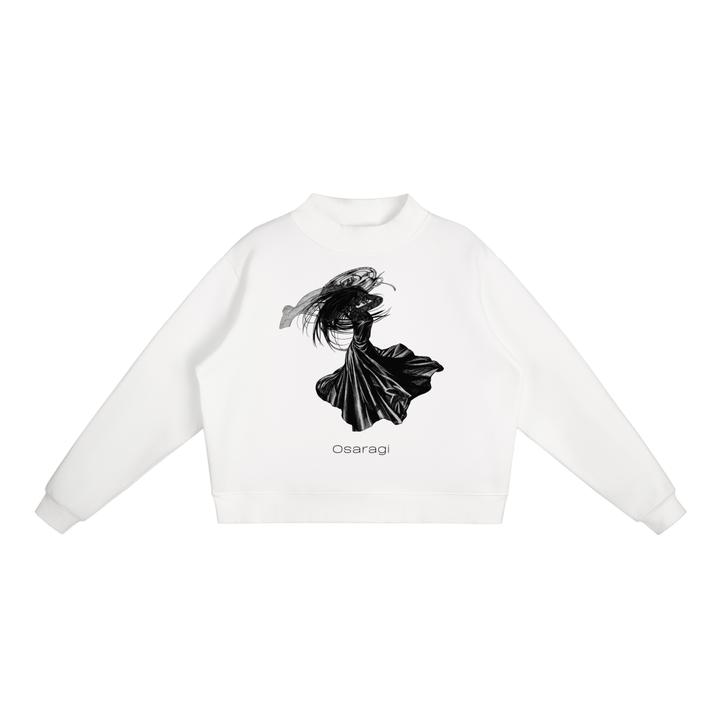 Osaragi Sakamoto Days Essential Fleece Mid-Neck Crew Sweatshirt