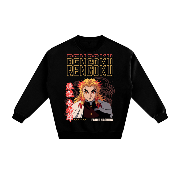 Rengoku Demon Slayer Fleeced Sweatshirt