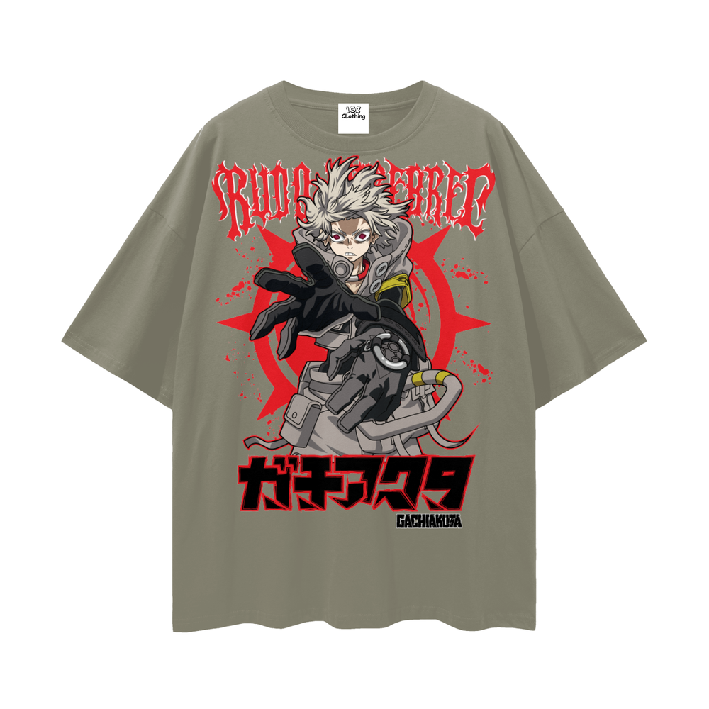 Rudo Gachiakuta Streetwear Loose Drop Shoulder T-Shirt