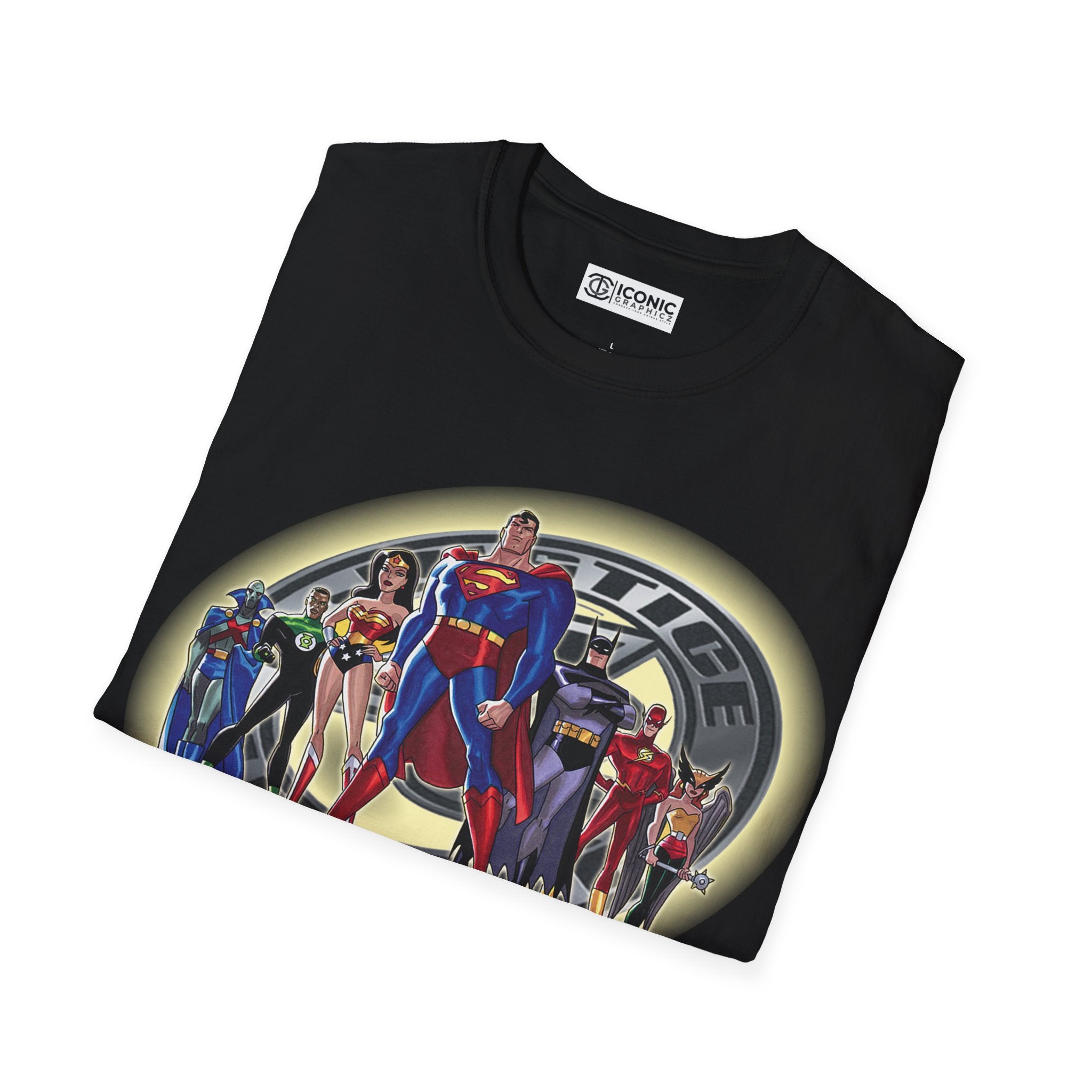 Justice League Unisex Softstyle T-Shirt - IGZ Clothing 