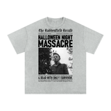 Micheal Myers Acid Wash Oversize T-Shirt