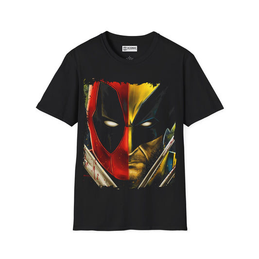 Deadpool and Wolverine Unisex Softstyle T-Shirt - IGZ Clothing 