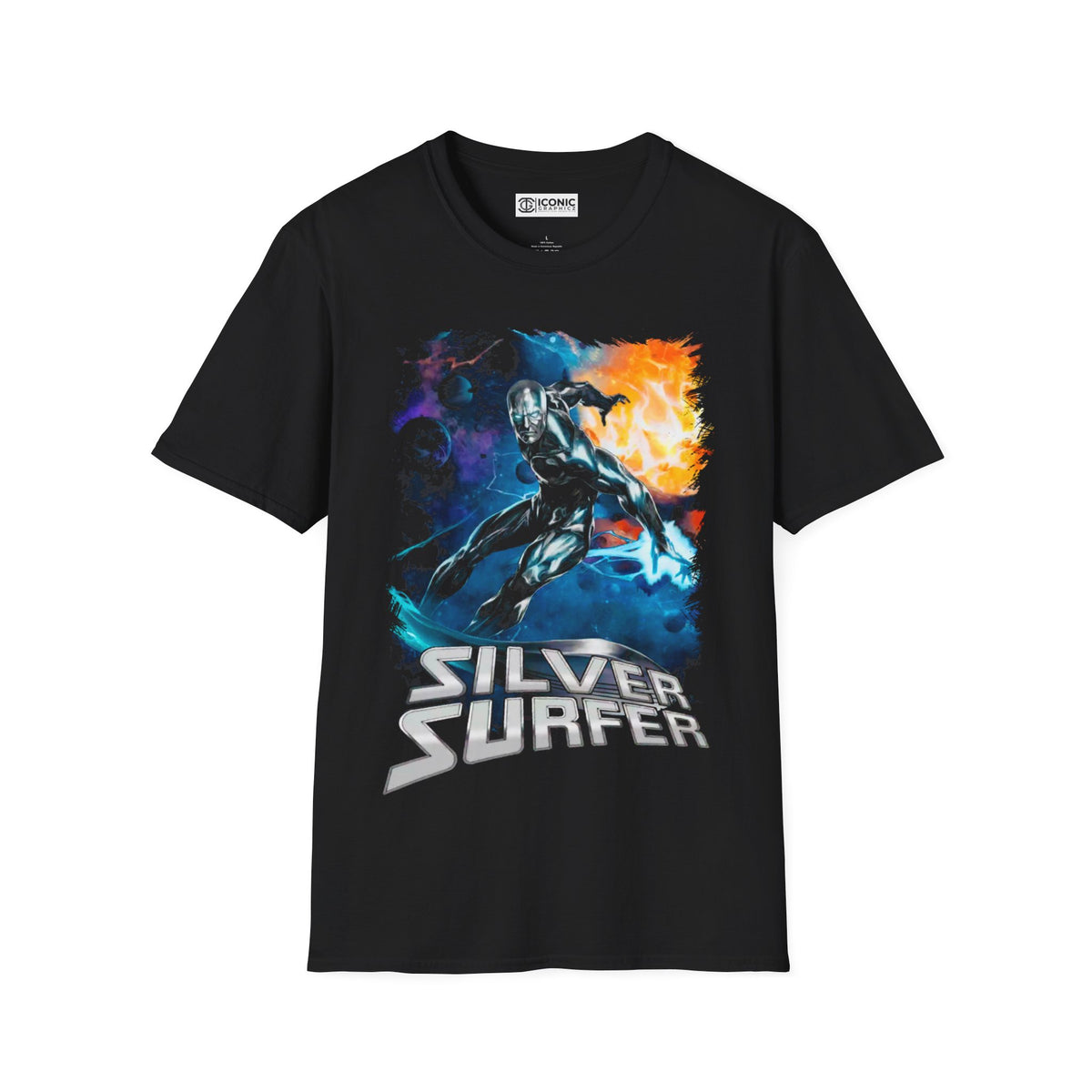 Silver Surfer Unisex Softstyle T-Shirt - IGZ Clothing 