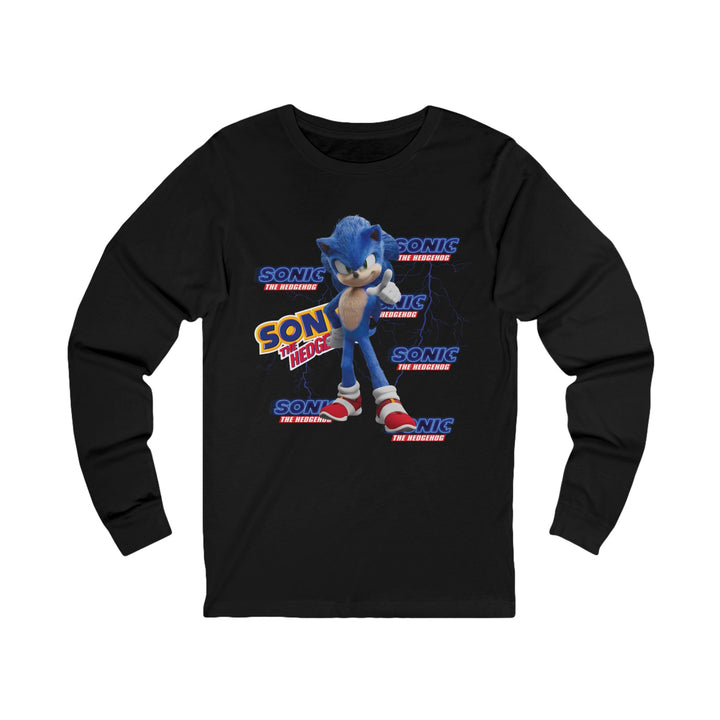 Sonic Unisex Jersey Long Sleeve Tee - 