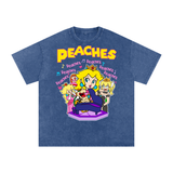 Peaches Acid Wash Oversize T-Shirt