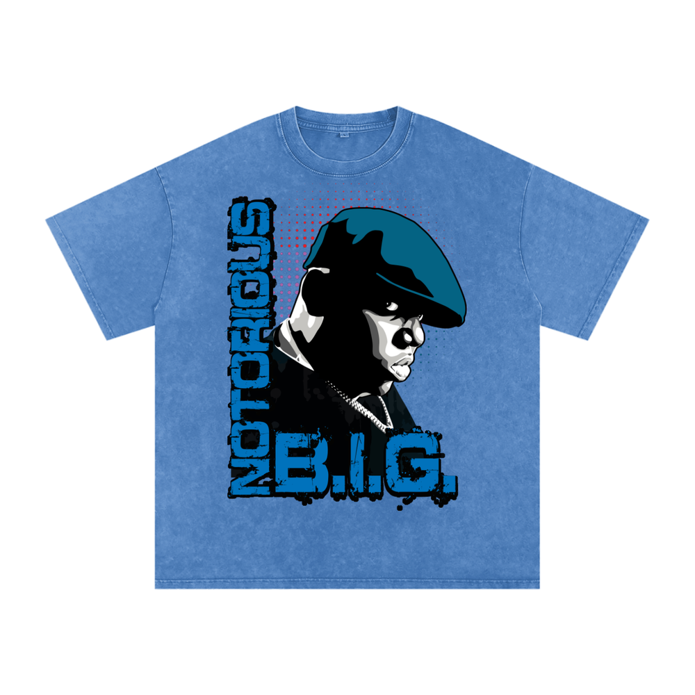 Notorious BIG Acid Wash Oversize T-Shirt