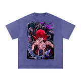 Sasori Naruto Acid Wash Oversize T-Shirt